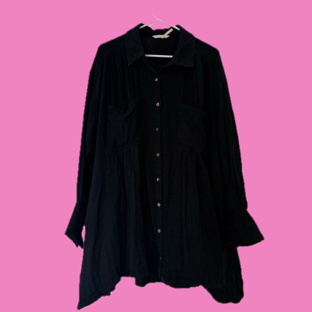 Free People Voyager Shirt Dress – Size Medium - Picture 3 of 8